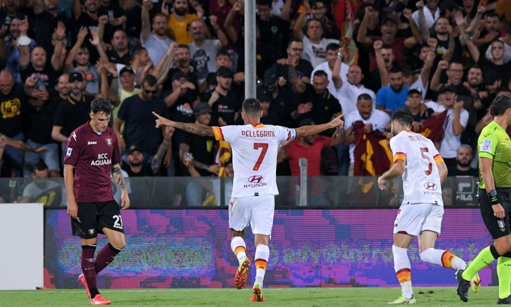 Roma vs Salernitana khi thi đấu tại giải