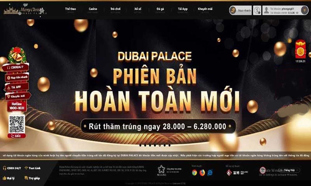 Giới thiệu nhà cái đổi thưởng uy tín Dubai Palace